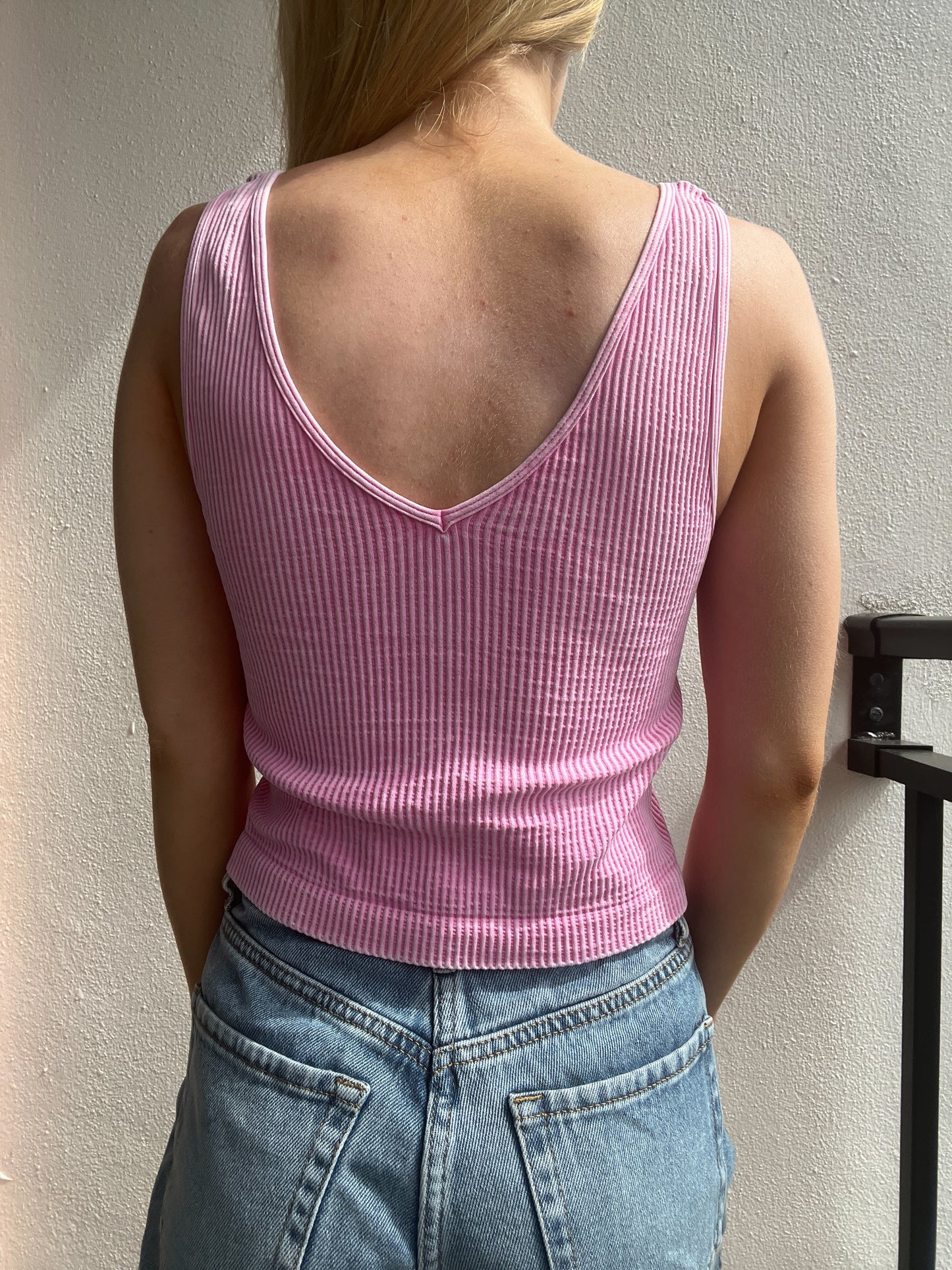 Bubble Gum Pink Versatile Tank