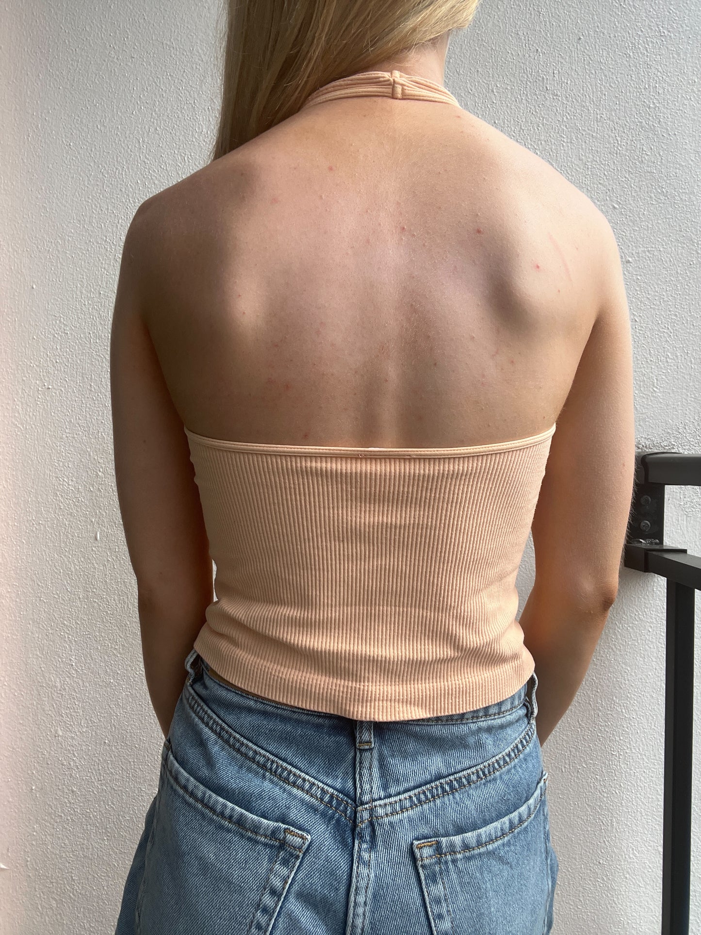 Orange Sherbet Halter Top Tank