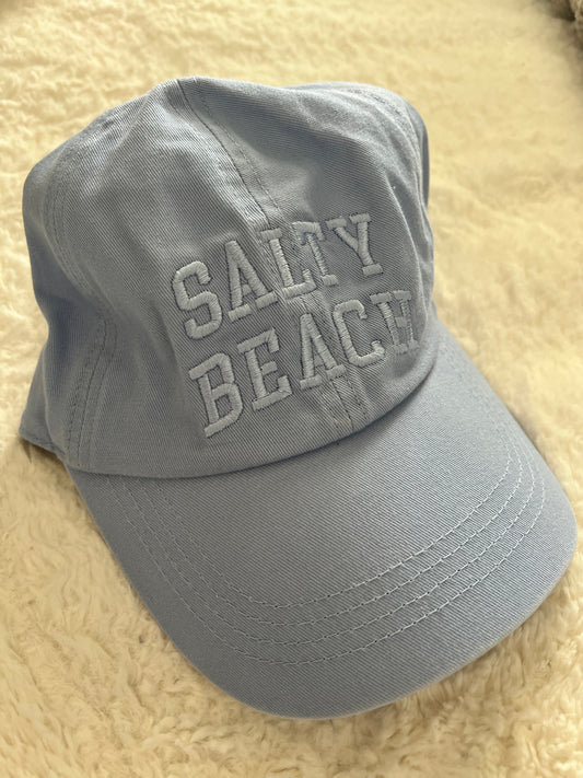 Periwinkle Salty Beach Baseball Cap