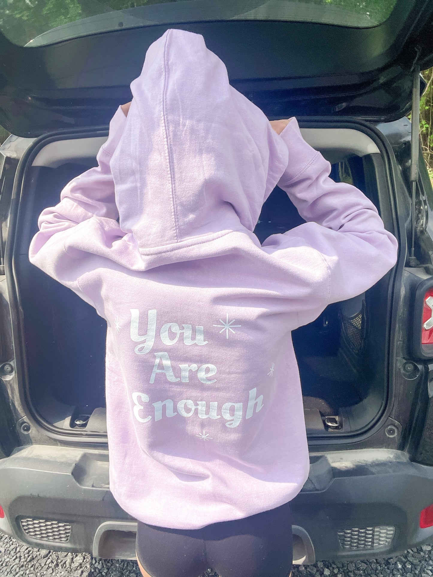 Positive Collection Oversized Hoodie Purple
